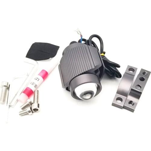 Motorcycle Moped LED Headlight Projector Spotlight Headlamp High & Low Beam 16W