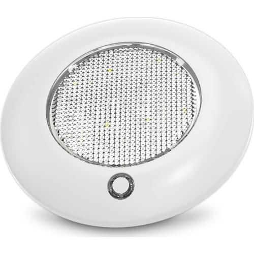 10-30V LED Marine Boat Yacht RV Trailer Caravan Plastic Warm White Indoor Ceiling Light