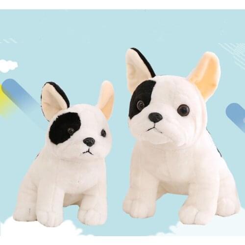 15cm French Bulldog Plush Toys Sitting Pose Mascot Shadows Stuffed Soft Dolls For Kid Birthday Gift