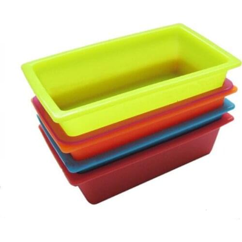 DIY Silicone Toast Box 25*13.5*6.5cm Rectangular Cake Mold Bakeware Maker Pastry Bread Cake Kitchen Baking Tools SN1740