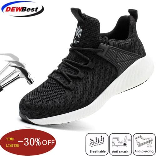 Safety boots mens shoes puncture-proof work shoes mens indestructible steel toe work safety shoes work sports mens direct