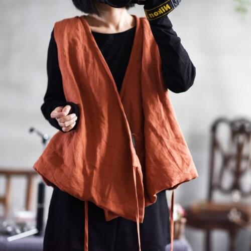 Women Solid Color V Neck Thin Padded Vests Ladies Spring Autumn Vintage Vest Sleeveless Tops Coat 2020 Padded Waistcoat