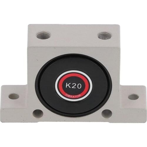 1/4 Pneumatic Turbine Vibrators Adjustable Aluminum Alloy 245-4000N Pneumatic Vibrator Oscillator Ball Type