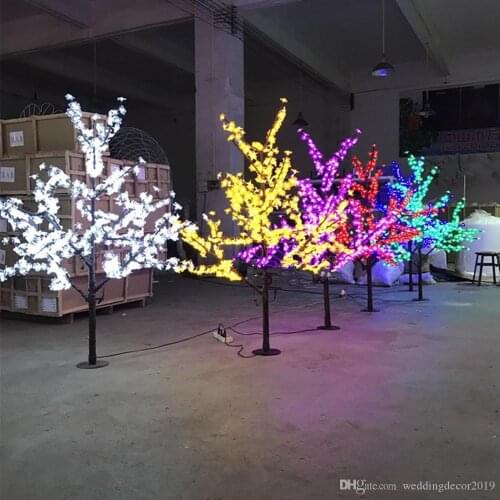 1.5M 5ft height LED Cherry Blossom Tree Outdoor use Wedding fairy Garden Holiday Light Decor 786LEDs 5 color in stock
