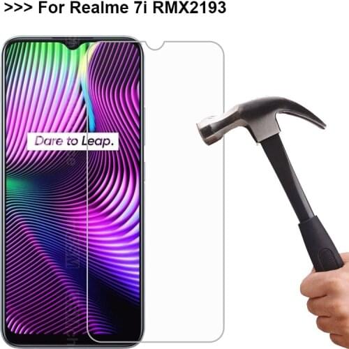 2PCS Tempered Glass For Realme 7i RMX2193 Screen Protector 9D Protective Glass Cover on Realmi Realme 7i Europe Cristal Templado
