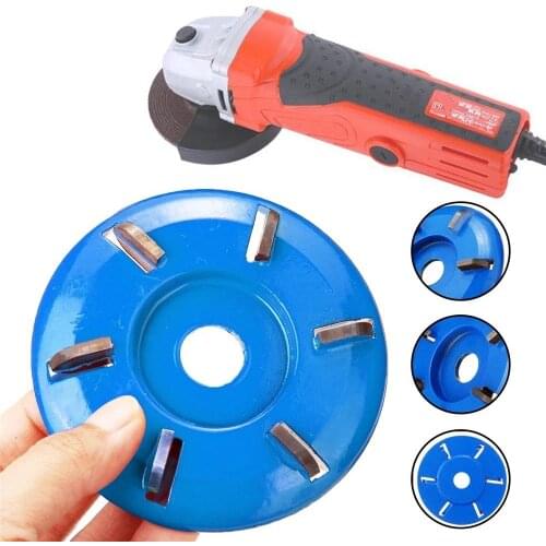 6 Teeth Power Wood Carving Disc Tool Wood Carving Disc Tool Milling Cutter 90mm Diameter 16mm Bore Angle Grinder Angle Grinder