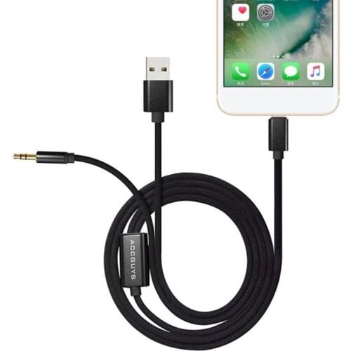 2 In 1 Adapter For 8/7 Plus USB Charger+3.5 Mm Jack Adapter Auxiliary Audio Cable Speaker For Iphone X XS XR Cord 2 In 1 Adapter