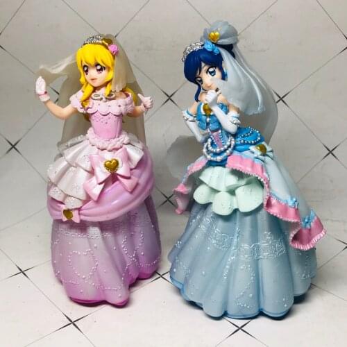 Bandai Genuine HG Aikatsu ! Wedding Dress Hoshimiya Ichigo Kiriya Aoi Limited Delicate Action Figure Ornament Toys Girl Gifts