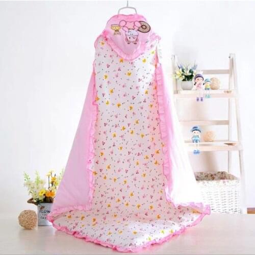Spring Autumn Baby Sleeping Bag Cotton Baby Blanket Magic Tape Baby Blanket