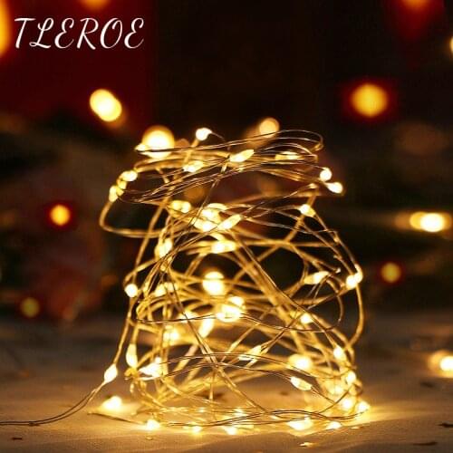 Festoon Led Light Christmas Lights Decoration New Year Fairy Lights Battery Garden Garland Holiday Lighting Waterproof USB Power