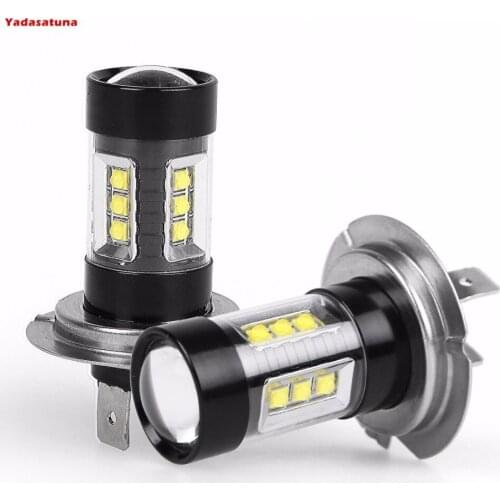 H7 Led Bulbs High Power Seoul Chipset 80W for Fog Lights or Daytime Running Lights DRL 6000k White Pack of 2