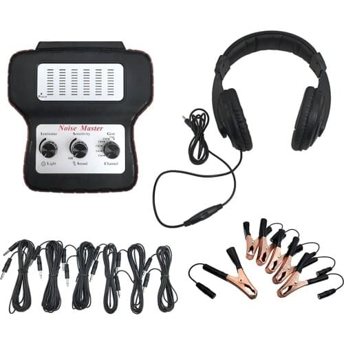Multi-Channel Electronic Stethoscope Car Noise Finder Kit Listening Device Noise Detector Abnormal Sound Detector for Car Truck