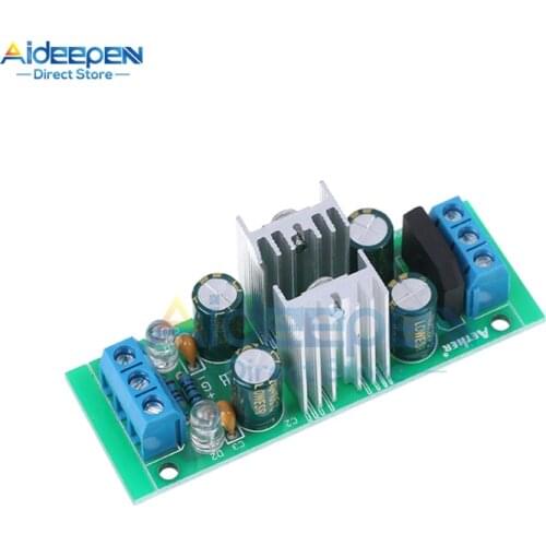 1Pcs DC 18-35V AC 15-25V LM7815 + LM7915 + - 15V Power Supply Module Dual Voltage Regulator Rectifier Bridge Power Supply Module