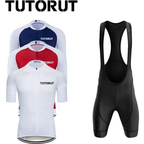 Mens Cycling Jersey Short Sleeve Quick Dry Summer Mountain Bike Clothing Professional Bicycle Clothes With Black Cycle Shorts