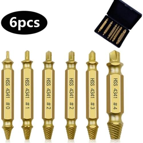 Bit drill drill set Broken Bolt Remover Guide Kit Broken Speed Take Out the Damaged Screwdriver Drill Bit Set Screw Removal Tool