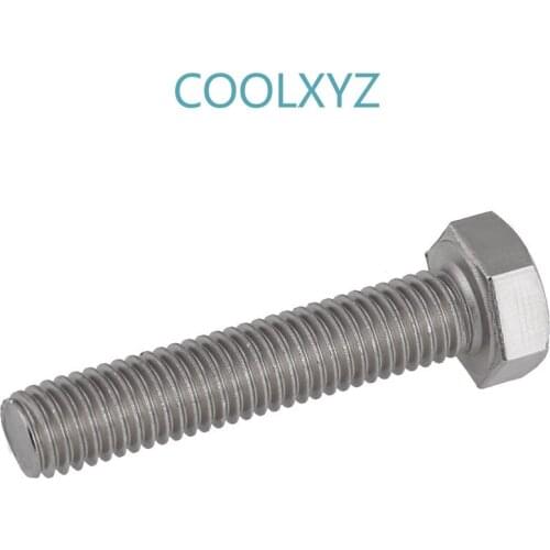M6 316 stainless steel outer hexagonal screw/DIN933 full-tooth outer hexagonal bolt/screw 5Pcs