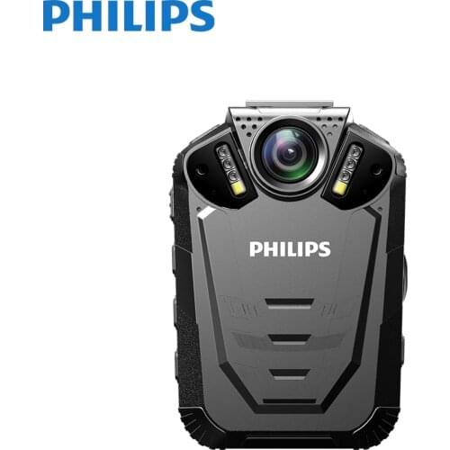 Philips Original Police Body Camera Ambralle A7 Video Recorder 170 Degree Wide Angle 32GB TF Card IP68 Protection Level VTR8210