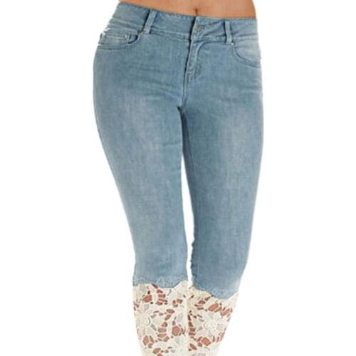 Sanwood Women's Denim Capri Pants