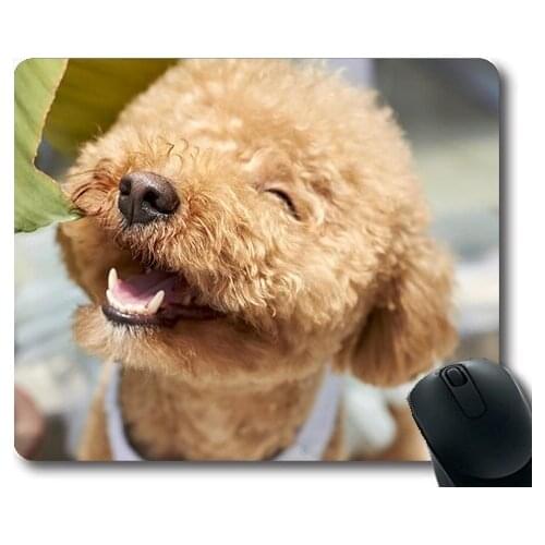 Golden retriever puppy dog,Dog Smile Outdoor Paste Variety Small Poodle,dogs mouse mat