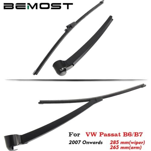 BEMOST Car Rear Windshield Wiper Arm Blade Soft Natural Rubber For Volkswagen Passat B6 B7 R36 Hatchback Year From 2007 To 2018