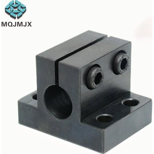 Oxidation Blackening Shaft Bracket Guide Shaft Support Side Mount Type Pillar Frame Fixing Clip