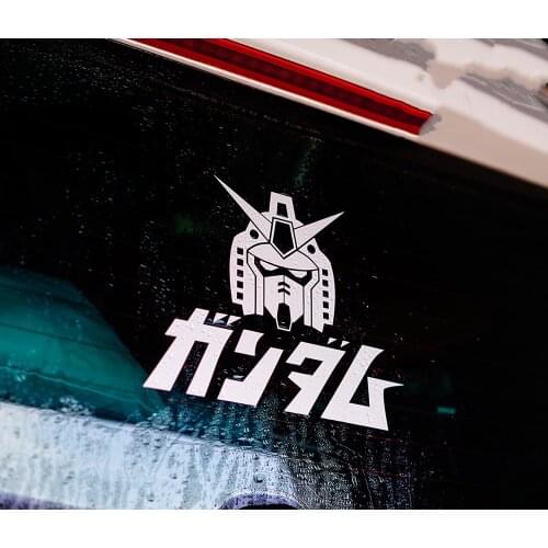 Car Styling Exterior Decorate Accessory Sticker Auto Window Rear Windshield Decal for Classic Anime ZAKUS Avatar