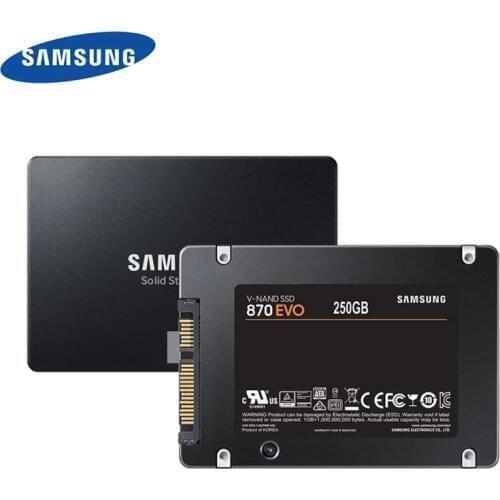 SAMSUNG SSD 870 EVO 250GB 500GB Internal Solid State Disk HDD Hard Drive SATA III 2.5 Inch 1TB 2TB MLC Laptop Desktop PC