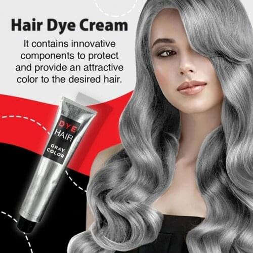 100ml Color Hair Wax Professional DIY Dye Gray Color Hair Styling Cream for Personal