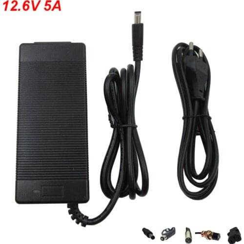 3S 12.6V 5A Lithium battery charger 12V 3A power adapter For 3series 10.8V 11.1V 12V Li-Po battery pack Charger DC 5.5 * 2.1 mm