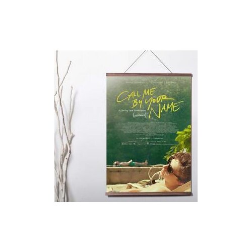 Call Me By Your Name Movie Art Print canvas Poster Canvas Scroll Painting with wood
