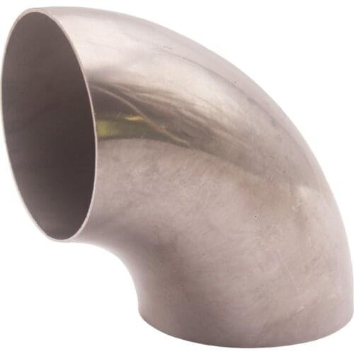 3" INCH 90 DEGREE MANDREL BEND T304 STAINLESS STEEL 0.84D TIGHT RADIUS