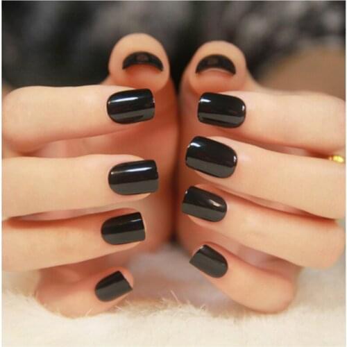 5Colors Fake Nails Long Pointed Wear Manicure Matte Stick on Nails Nail Art Press on Nails Drop Shipping Hot Sale