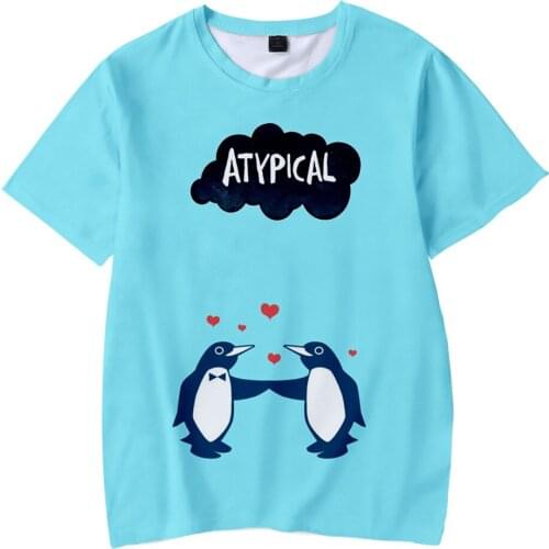 Atypical TV Series 3D Prints T-shirts Women Men Fashion Summer Short Sleeve Tshirts Hot Sale Casual Streetwear Clothes