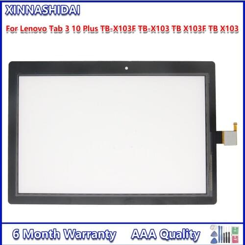 AAA Quality For Lenovo Tab 3 10 Plus TB-X103F TB-X103 TB X103F TB X103 Touch Screen Digitizer Assembly Glass Sensor Panel