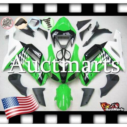 For Kawasaki Ninja ZX6R 2007 2008 07 08 Injection Plastic Fairing Kit (P/N:3i18)