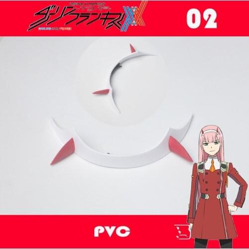 DARLING in the FRANXX Zero Two Cosplay Headwear