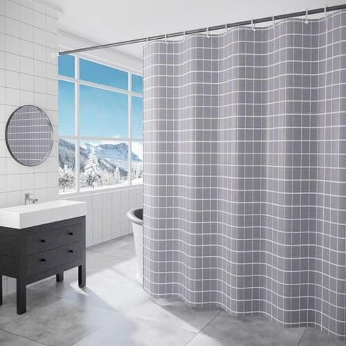 Refreshing Quick Dry Shower Curtain Bathroom Curtains Home Decoration Polyester Waterproof YL-0003