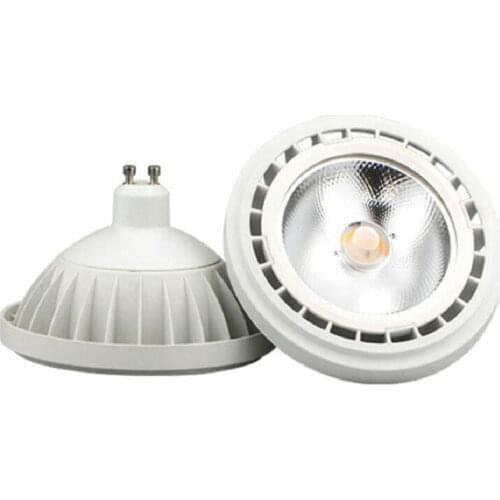 Dimmable AR111 12W LED COB Downlight Dimmable G53 GU10 Base Lamp Spotlight DC12V AC110-240V AR111 LED Bulb Lights