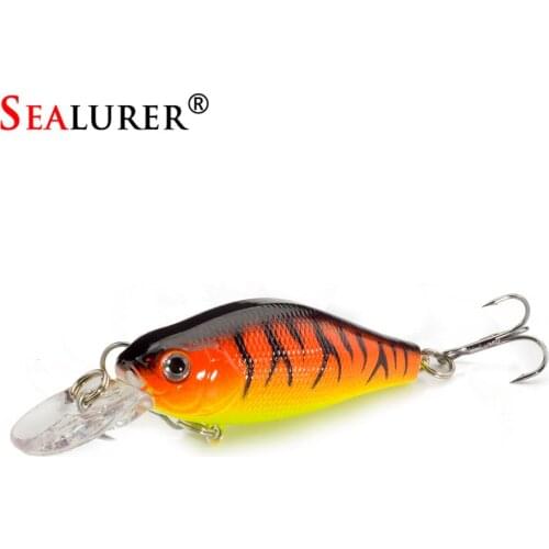 SEALURER 1pcs Wobbler Crank fishing Lure Peche Artificial Bait 6.5cm8g Crankbait Float Jerkbait Boat fishing