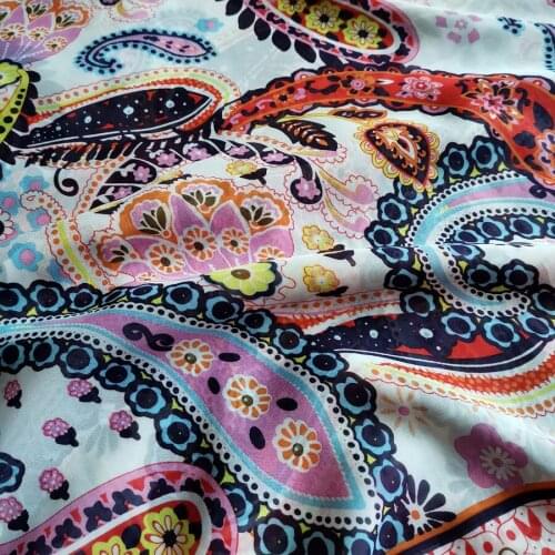 DIY Dress chiffon material poly DIY fabric flower Summer breathable fabric for dress scarf blouse 1 yard