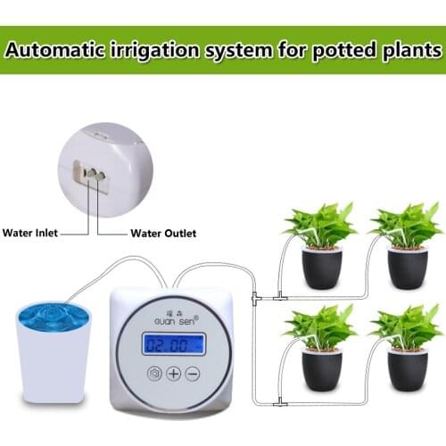 Garden Drip Irrigation Device, Home Gardening Watering System, Plant Intelligent Timing And Quantitative Automatic Watering Kit