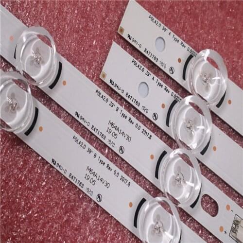 8pcs LED backlight bar for LG 39LN5700 39LN5757 39LA616V 39LA621V 39LA620S 39LN5400 39LN5300 39LN5100 39LN540V 39LN570V 39LA620V