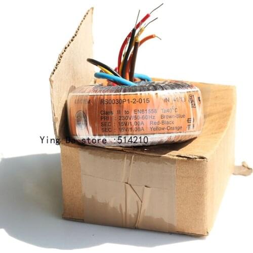 30VA Talema Toroid Transformer double 15V double 9V double18V double 25V for choose