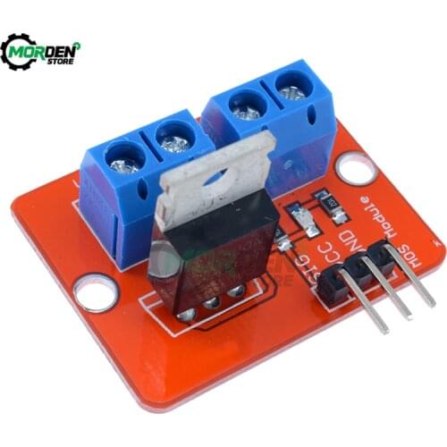 0-24V Top Mosfet Button IRF520 MOS Driver Module 3.3v/5v For Arduino MCU ARM Raspberry pi