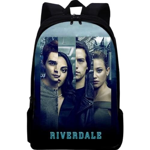 Fashion New Notebook Backpacks Students School Bags TV Riverdale Season 5 3D Print Oxford Waterproof Boys Girl Cute Small Bags