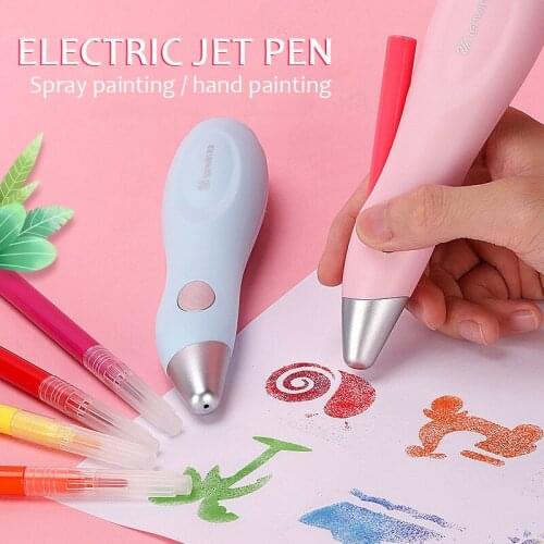 High Quality Electric Spray Pen Airbrush Set Multi-function Color Inkjet Painting Brush Washable Spray Painting Hand Drawn 8084