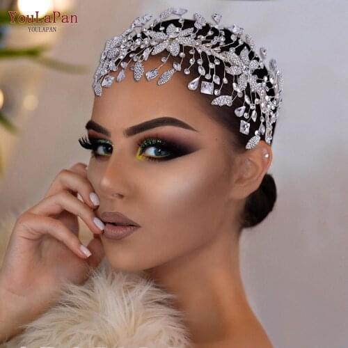 YouLaPan HP384 Bridal Hair Hoop Bridal Accessories Bridal Jewellery Headwear Wedding Bridal Princess Crown Rhinestone Tiara