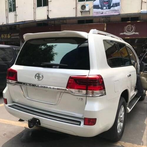 For Toyota Land Cruiser Prado LC200 LC 200 2016 -2020 ABS plastic rear spoiler land cruiser spoiler by primer or DIY color