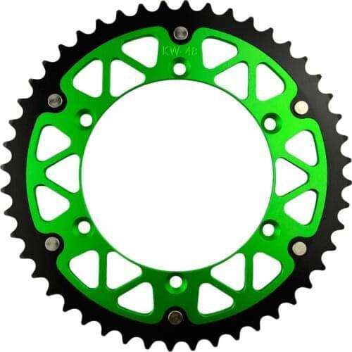 Motorcycle 48T Rear Sprocket Gear For KAWASAKI KX125 KLX250 KX250F KX500 KLX250S KLX650R KDX200 KDX250 KDX 200 250