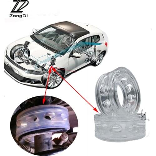 ZD 2PCS Car Styling Protection Spring Bumper Shock Absorber For Renault Megane 2 3 Duster VW Touran Passat B6 Golf 7 T5 T4 Fiat